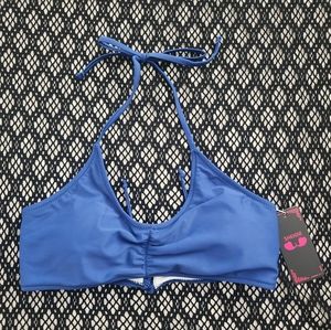 Cute Blue Shekini Bikini Top